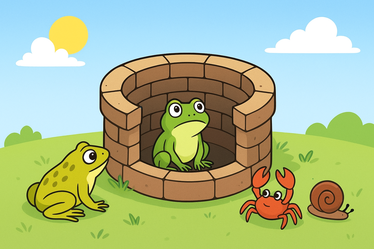 Video câu chuyện: Ếch ngồi đáy giếng